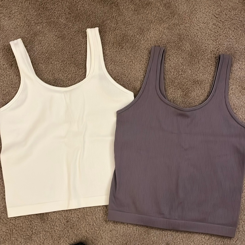 Ribbed tank tops